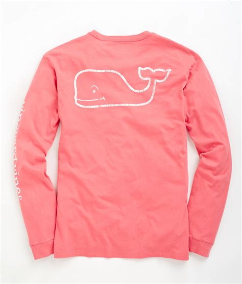 Lyst Vineyard Vines Long Sleeve Vintage Whale Graphic Pocket T Shirt