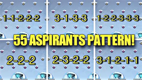 55 ASPIRANTS BINGO PATTERNS MOBILE LEGENDS ASPIRANTS SKIN YouTube