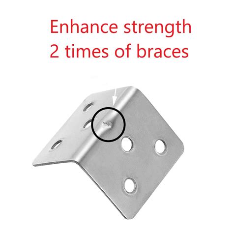 Buy 12pcs Heavy Duty Stainless Steel Corner Braces L Shape Brackets