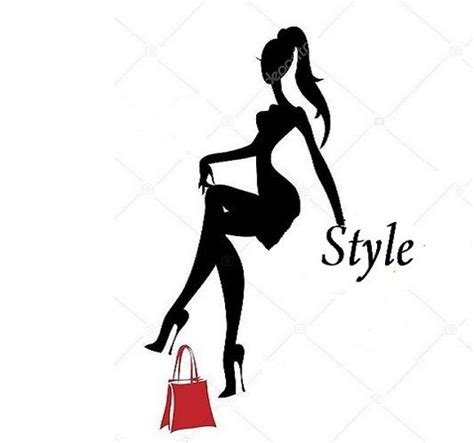 A Woman With A Shopping Bag And The Word Style Written Below Her Is An