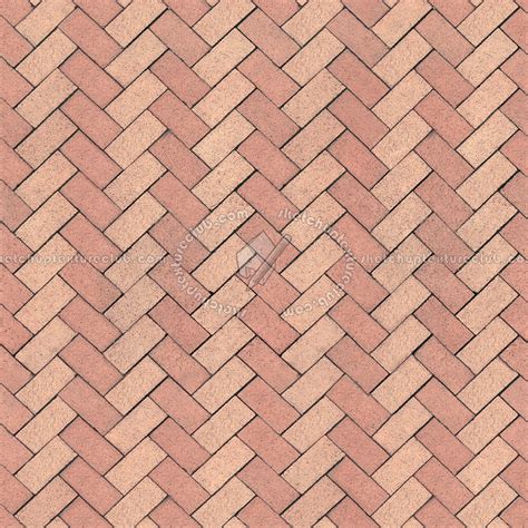 Cotto Paving Herringbone Outdoor Texture Seamless