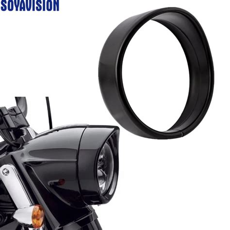 For Harley Davidson Visor Style Headlamp Trim Ring