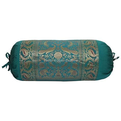 Buy Stylo Culture Ethnic Polydupion Silk Decorative Cylindrical Yoga