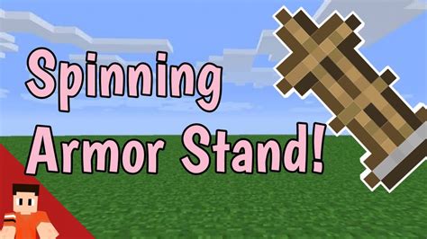 How To Make Spinning Armor Stand Minecraft Pocket Edition Pil Gamer Yt Youtube