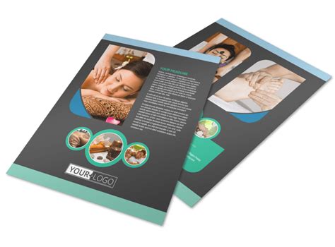 Massage Therapy Spa Flyer Template Mycreativeshop