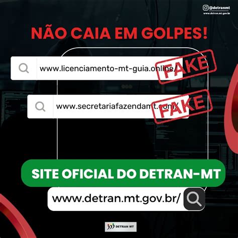 Detran Alerta Sobre Sites Falsos Que Usam Nome Do Rg O Para Aplicar