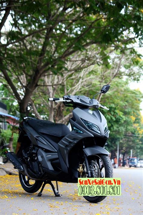 Yamaha Nouvo LX sơn nhám lông chuột mờ Sơn Xe Sài Gòn Sơn Xe Máy