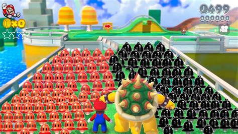 What If Mario Bowser Collect X Giga Cat Bells In Super Mario D