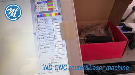 Ndcnc Mopa Laser Marking Machine Color Parameters Youtube