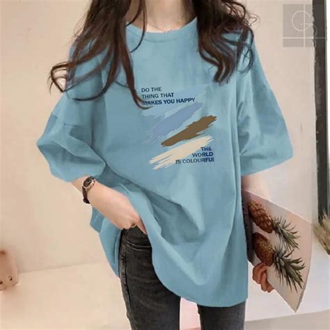 Jual Cod Kaos T Shirt Oversize Wanita Kaos Distro Wanita Kaos