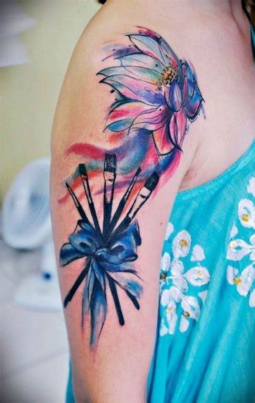 Über 90 verblüffende Blumen Tattoo Ideen