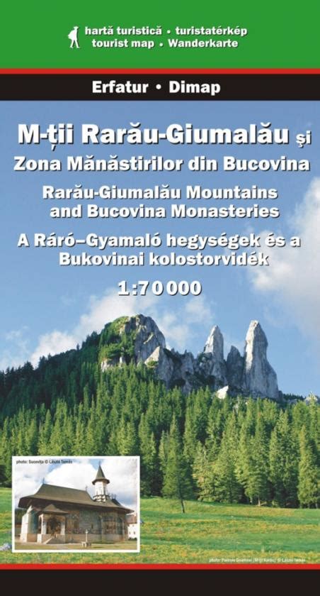 Harta Dimap Muntii Rarau Giumalau Si Zona Manastirilor Din Bucovina De