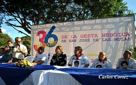 Juventud Sandinista rinde homenaje a héroes y mártires de San José de