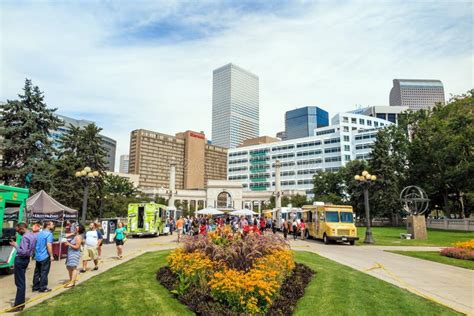 Civic Center Park In Downtown Denver Editorial Photo Image Of Skylines Colorado 48077331