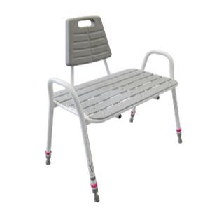 Tabouret de douche 300305 HMN avec accoudoirs avec dossier à