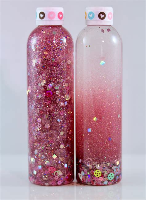 8oz Calming Glitter Bottle Princess Pink Etsy