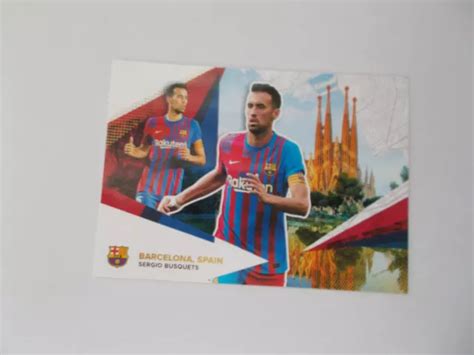 Topps Football Barcelona Sergio Busquets 34 Trading Card 2021 Eur 1