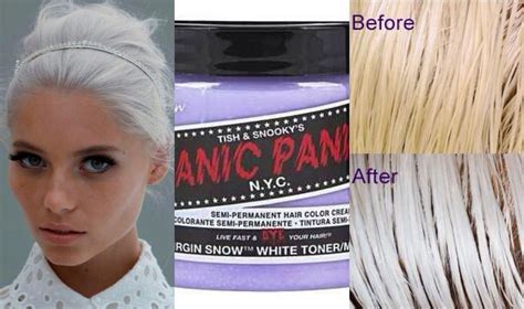 Яркая краска Manic Panic Virgin Snow White Toner CoolStore