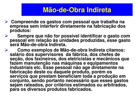Mao De Obra Indireta - PPT - Mão de Obra PowerPoint Presentation, free download - ID:4483908