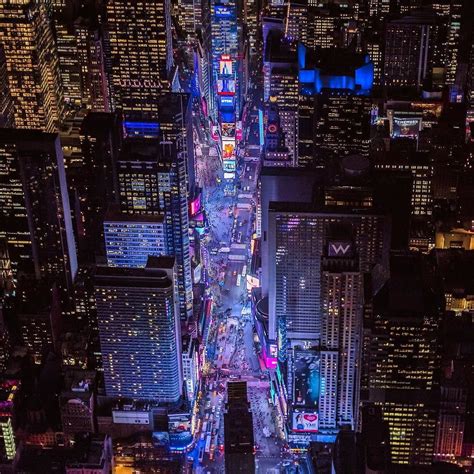 Times Square Birds Eye View By Beholdingeye Flynyon Nyonair Nyc