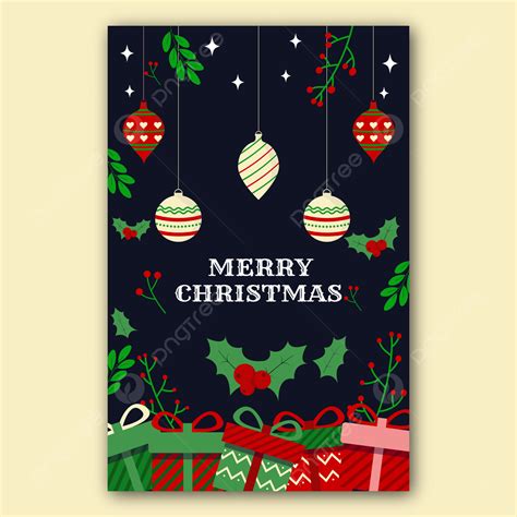 Christmas Card Template Download on Pngtree