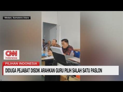 Diduga Pejabat Disdik Arahkan Guru Pilih Salah Satu Paslon YouTube