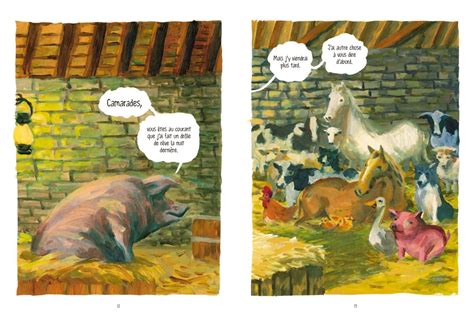 La Ferme Des Animaux L Uvre De George Orwell Illustr E Par Bernardi Odyr