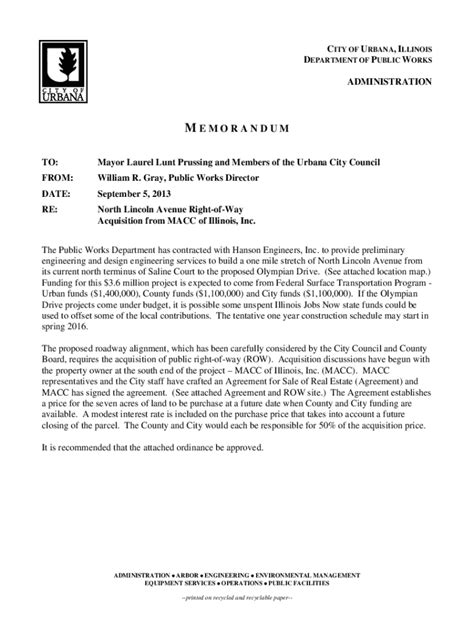 Fillable Online Fillable Online City Urbana Il CITY OF URBANA ILLINOIS