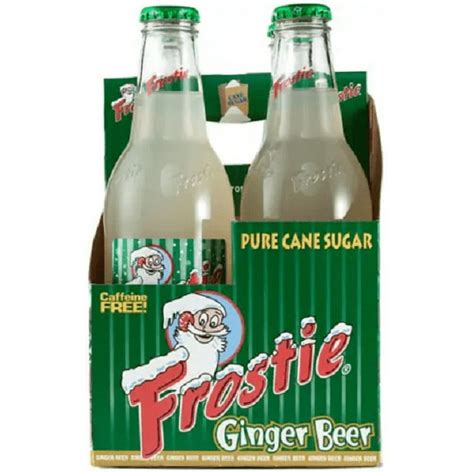 Frostie Caffeine Free Ginger Beer Soda 12 Fl Oz 24 Case Pack Bottles