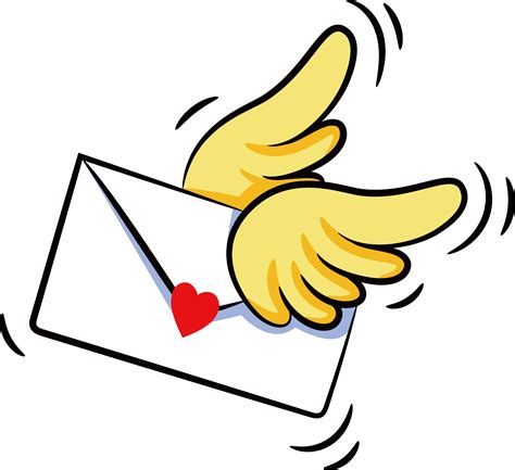 Envelope Clipart Yellow Envelope Envelope Wings Png Transparent Png