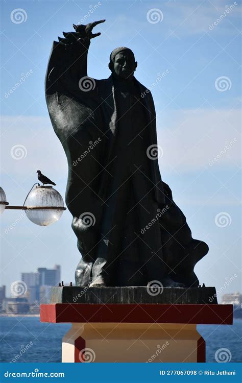 Benito Juarez Statue in Mazatlan, Mexico Editorial Stock Photo - Image ...