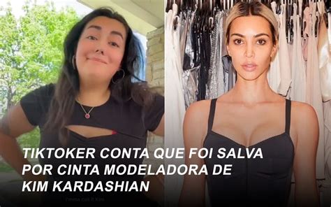 Tiktoker Conta Que Foi Salva Por Cinta Modeladora De Kim Kardashian E