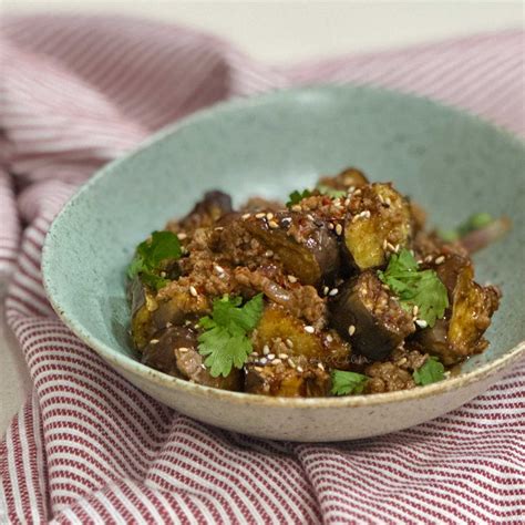 Pork And Eggplant Stir Fry With Miso Sauce