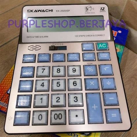 Jual Kawachi Kalkulator Digit Human Voice Kx Sp Di Seller