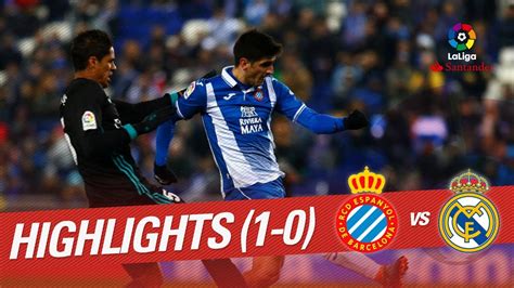 Resumen De Rcd Espanyol Vs Real Madrid Youtube