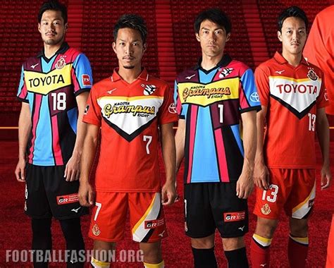 Nagoya Grampus Th Anniversary Mizuno Kits Football Fashion