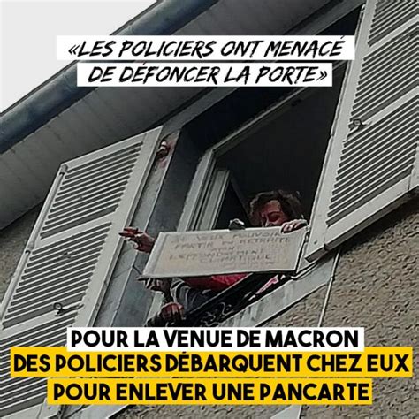 Macron Pau Des Policiers D Barquent Chez Un Couple Pour Enlever Une