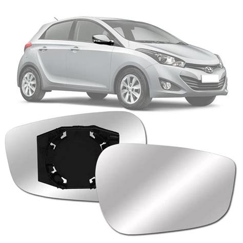 Lente Espelho Retrovisor Elantra 2011 A 2014 Hb20 2012 A 2018 Lado