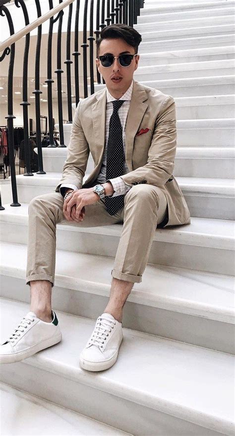 10 Ways To Team Up Suits With Sneakers Suits And Sneakers Hipster Mens Fashion Mens Fashion