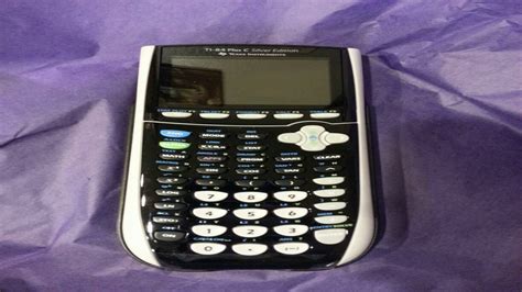 Texas Instruments Ti 84 Plus C Silver Edition Graphing Calculator With