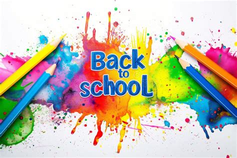 Colorful Back To School Art for Kids and Students To Express Ideas and ...