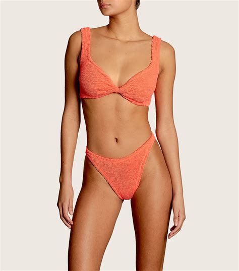 HUNZA G Juno Bikini Orange Gypsett