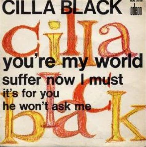 Cilla Black You Re My World Hitparade Ch