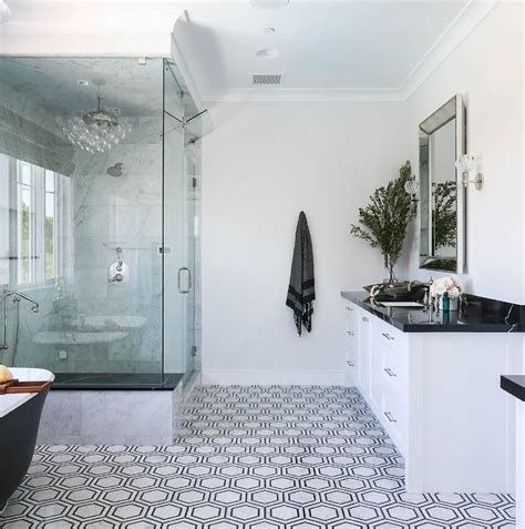 Black And White Marble Bathroom Floor Tiles – Flooring Ideas