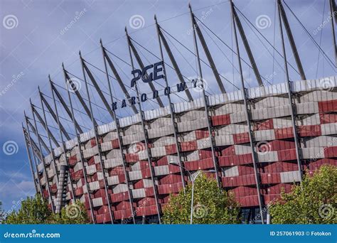 National Stadium In Warsaw Poland Editorial Stock Photo Image Of