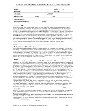 Fillable Online Krav Maga Of Orange County Waiver Form Fax Email Print