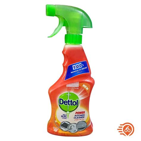 Spray Nettoyant Pour Cuisine Dettol Antibactérien Power Kitchen Cleaner Spray 500 Ml Mrm00229