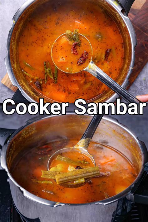 Sambar Recipe South Indian Vegetable Sambar In Cooker 15 Mins Artofit