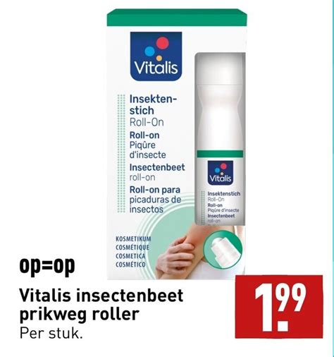 Vitalis Insectenbeet Prikweg Roller Aanbieding Bij Aldi