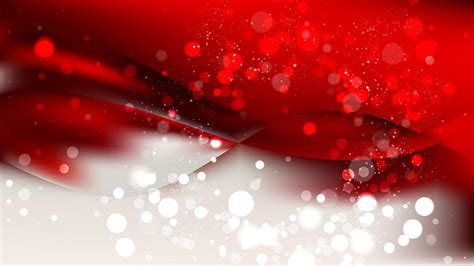 Free Abstract Red and White Lights Background Design